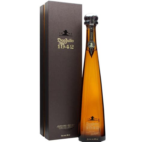 Don julio 1942 anejo tequila. Description. Celebrated in exclusive cocktail bars, restaurants and nightclubs, the iconic Don Julio 1942® Tequila is the choice of connoisseurs around the globe. Produced in small batches and aged for a minimum of two and a half years, Don Julio 1942® Tequila is handcrafted in tribute to the year that Don Julio González … 