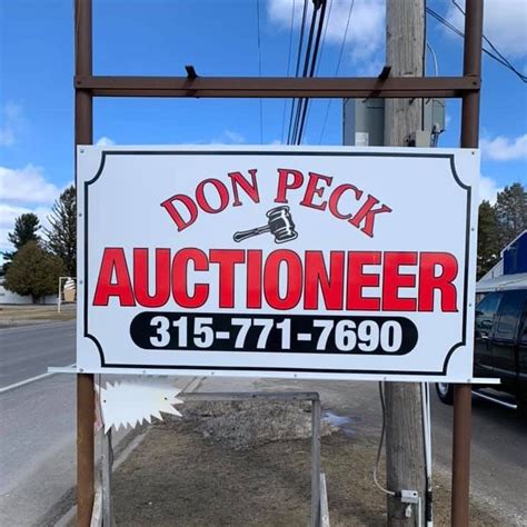 Auctions Don Peck Auction. Reviews and ratings Don Peck Auction in Gouverneur (New York), phone 3152870887. Address 710 Cream Of The Valley Rd. 