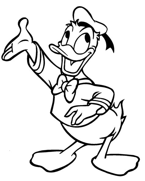 Donald Duck Coloring Pages Printable