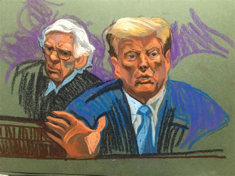 Donald Trump at least gets big hands in disputed courtroom sketch, quips Fox News host