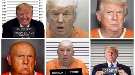 The internet has exploded with a wave of creative memes and humorous posts after the release of the mugshot of former President Donald Trump ; The image shows a stern-faced Trump in what appears ...