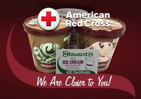 Donate blood and get a free pint of Stewart's ice cream