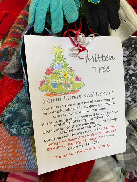 Donate winter gear to the annual Mitten Tree Program