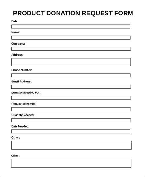 Donation Request form Template Lovely 10 Sample Donation Request forms