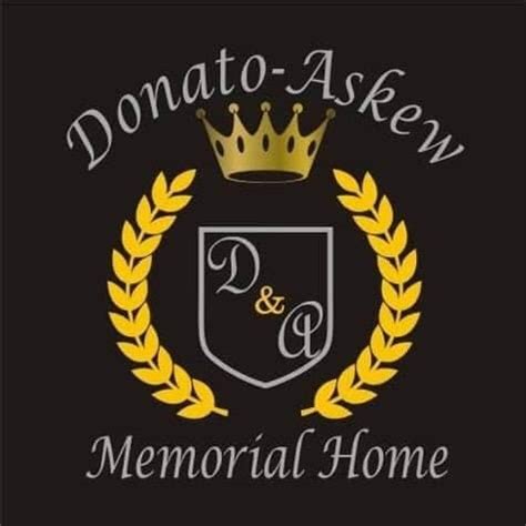 Donato askew memorial home. Celebrating the life of Nicholas Anthony Hardy service has been set for Monday Date: January 3, 2022 Location: Calvary Lighthouse Address: 1133 E County Line Road Lakewood NJ 08701 Viewing: 3:00pm - 5:00pm Funeral: 5:00pm - 6:00pm Officiant: Pastor Donnie Clyburn Interment: Private Entrusted to Donato Askew Memorial Home Please … 
