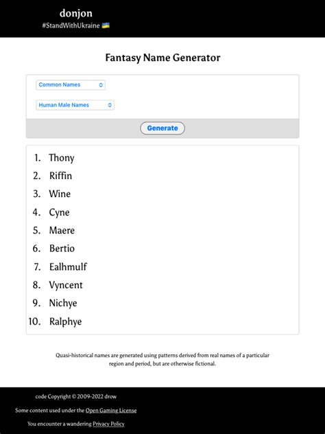 Donjon fantasy name generator.  Dungeon Alchemist is a mapmaking appli...