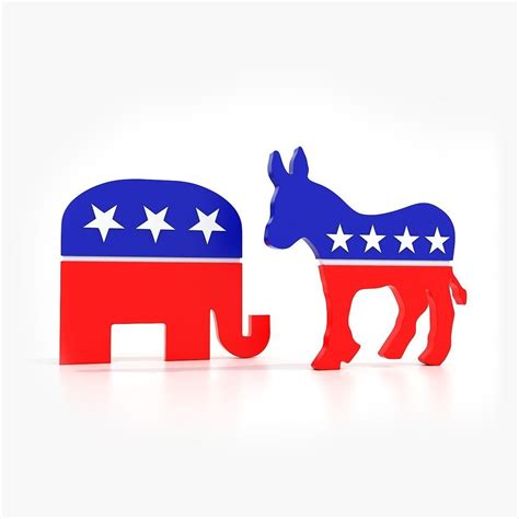 Donkey vs elephant: The Democratic and Republican symbols