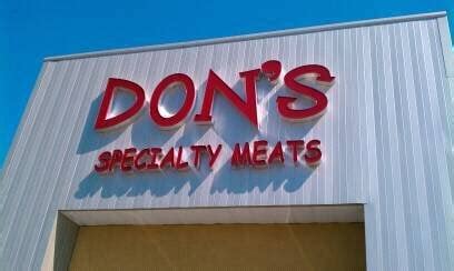 Dons speciality meats. Things To Know About Dons speciality meats. 