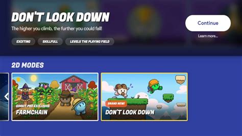 Dont look down gimkit. Dig It Up is a 2D gamemode that released on April 2, 2024. It uses the Platforming movement style, similar to Don't Look Down. Dig It Up is a Platformer Mode that features new mechanics such as mining, building, random terrain generation, and NPCs that you can interact with. The game uses a free-for-all style with the main goal being to mine, trade, … 