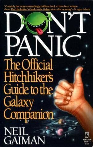 Dont panic douglas adams the hitchhikers guide to the galaxy. - Manuale di servizio della taglierina per calcestruzzo stihl gs461.