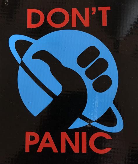 Dont panic hitchhikers guide to the galaxy font. - Issa 447 guida ai tempi di pulizia.