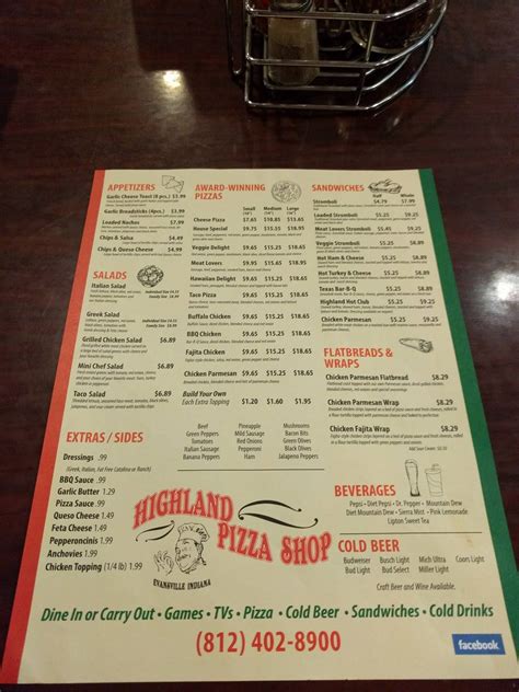 Dontae's Highland Pizza Parlor ($) Pizza, Salads Distance: 0.81 miles. Highland Inn ($$) American New, American Distance: 0.82 miles. Menus People Viewed Nearby. Turoni's Pizzery & Brewery ($) Bar Food, American, Burgers, Pizza. Turoni's Pizzery and Brewery, Northside Downtown ($$). 