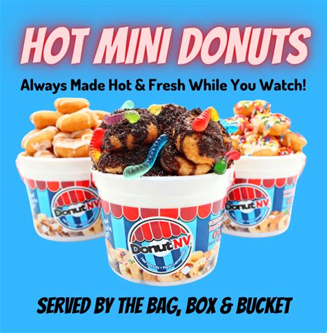 Donut nv. Experience a world of flavor with our hot mini donuts & zesty lemonade - they`re a taste sensation the whole family will love! Tag the person YOU want to "Watch the Donuts" with! 🌟🍩 34 4 