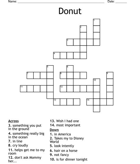 Answers for Donut shaped contact lens crossword c