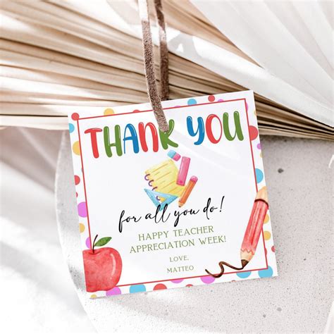 DonutTags.jpg 2,550×3,300 pixels Teacher appreciation gifts