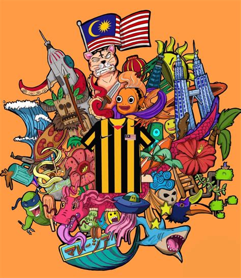 Doodle art hari kemerdekaan malaysia 【Video mengejutkan】