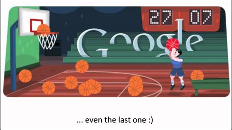 Google Doodle Basketball. Google Doodle Celebrating Pétan