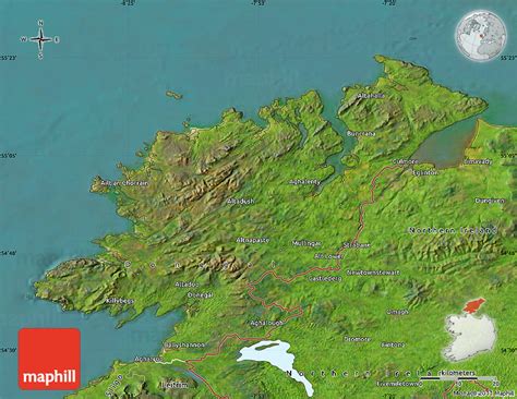 Dooega Map Ireland Google Satellite Maps