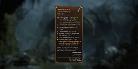 Doombringer diablo 4. Verhängnisbringer ist ein/eine Gegenstand aus Diablo IV. Immer auf dem neuesten Stand mit dem neuesten Patch (1.3.4). 