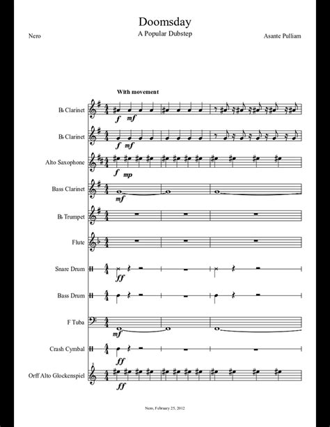 Doomsday Sheet music Download free in PDF or MIDI