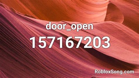 Door Open Roblox ID