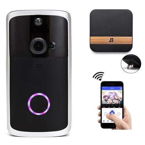 Door camera wireless. AUSHA Wireless WiFi Video Doorbell Camera with Indoor Chime - Real-time Two-Way Audio, Night Vision, HD Resolution Smart Door Bell 2.1 out of 5 stars 21 ₹1,917 ₹ 1,917 