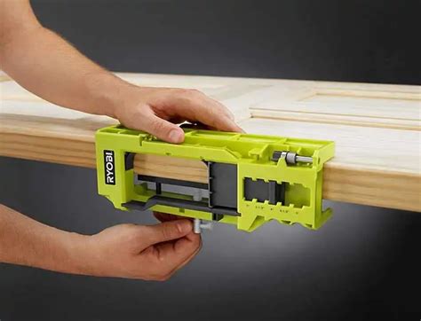 Door mortise kit provides an easy and ready-to-