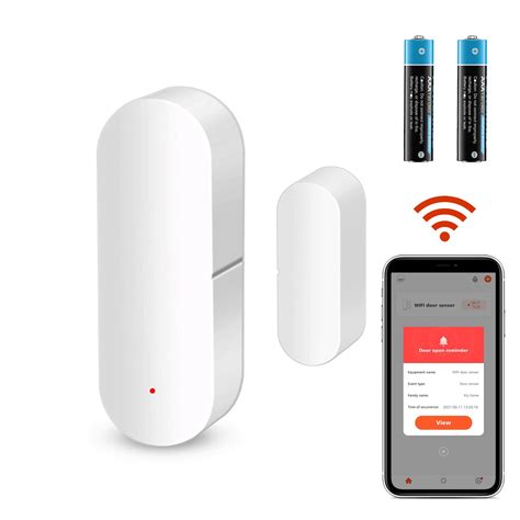 Door sensor wifi.  WIFI (2.  C.  Much like door and window security sensors or a...