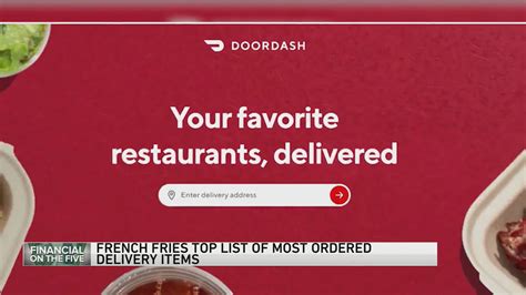 DoorDash reveals top-ordered food for 2023