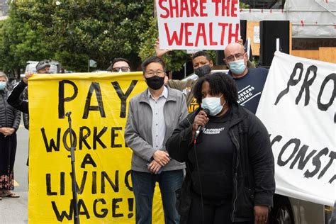 DoorDash workers protest outside CEO Tony Xu