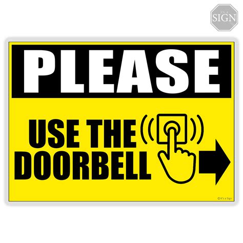 Doorbell Sign 5