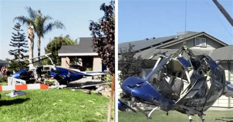 Doorbell cam catches shocking moment helicopter crashes into …