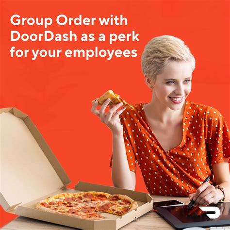 Doordash for work. The convenience of having food delivered directly to your door has become increasingly popular in recent years. DoorDash is a leading food delivery service that allows customers to... 