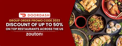 Doordash group order promo code. Oct 12, 2023 · Uber Eats coupon code for free delivery when you spend $15 or more. Free Delivery. Expired. Existing users get up to $30 off with this Uber Eats discount code. $30 Off. Expired. Discover the best Uber Eats promo codes Canada has to offer! All the Uber Eats discount codes on Bargainmoose are tested and working as of October 2023. 