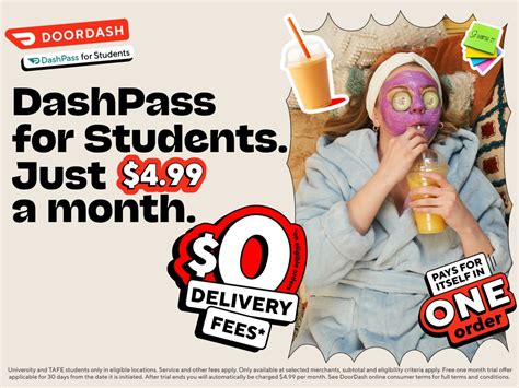 Doordash student. Apr 12, 2565 BE ... DoorDash has officially launched DashPass for Students – a discounted version of the delivery service that only costs $4.99/month and grants ... 