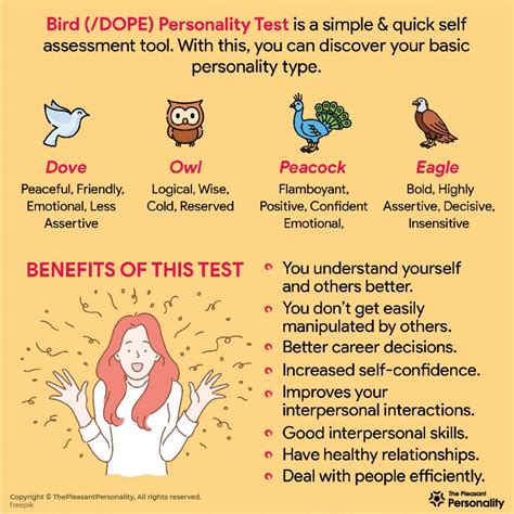 Dope Bird 4 Personality Types Test Printable Online Version