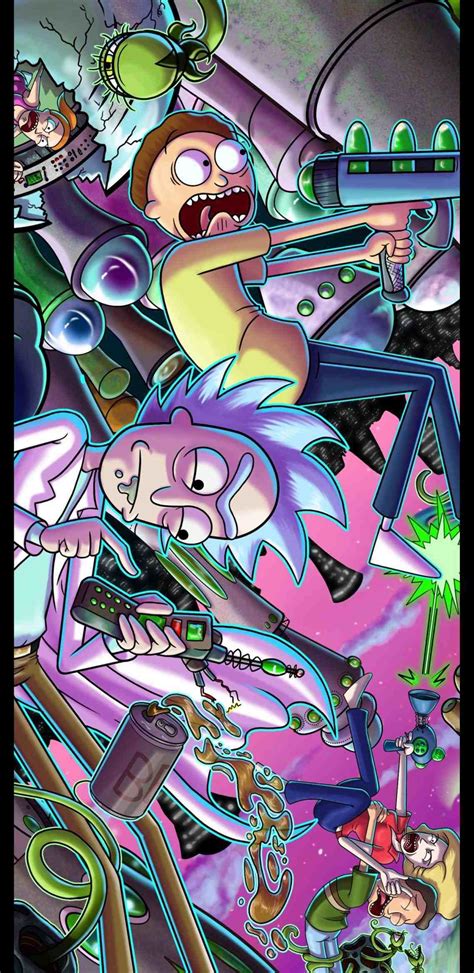 Dope rick and morty wallpapers. Related Rick and Morty Gear Up for an Adventure Wallpapers. The popular cartoon duo from Adult Swim, Rick and Morty, get ready for their next big intergalactic mission! The pair are fully equipped with all the tools necessary for success. Multiple sizes available for all screen sizes and devices. 100% Free and No Sign-Up Required. 