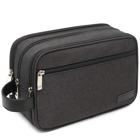 Dopp kit for men. Made from durable canvas and leather on the outside the inside is lined with nylon and can handle whatever your guy throws at it. This dopp kits leather will look even better with age allowing years of use for your guy. 23. Personalized Mens Leather Dopp Kit. This laser engraved Personalized Mens Leather Dopp Kit is the perfect men’s gift ... 