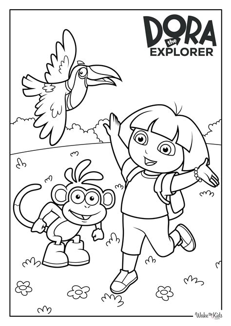 Dora Explorer Coloring Book
