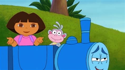 Dora choo. Dora the Explorer. Season 1. This play-along, animated adventure series stars Dora, a seven-year-old Latina heroine who asks preschoolers for their help on her adventures. Along the way, they'll meet friends, overcome obstacles and learn a little Spanish! 2003 26 episodes. 