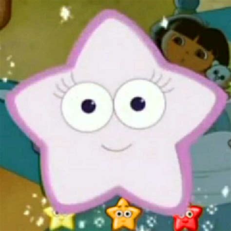 Dora used to be my favorite show when I was little. My favorite characters were the explorer stars. If a star has a pink number, it's a female. If it has a blue number, it's a male. Here are the names of the stars: 1=Artista ♀ 2=Baker Star ♂ 3=Baseball Stars ♂ 4=Comfy Star .... 