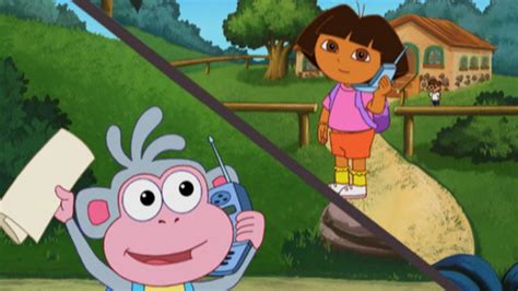 Dora and Boots go on adventures in the pre