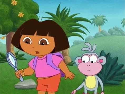 Here’s the episode’s transcript. (Dora and Boots are looking something) Dora: Hi, I’m Dora. Do you like bugs? Boots and I are on a bug hunt. We wanna find some creepy crawly bugs just like the ones on my bug book. This is an ant, this is a beetle, this is a caterpillar. Boots: Dora, I don’t see any bugs. No ants, no beetles, no .... 