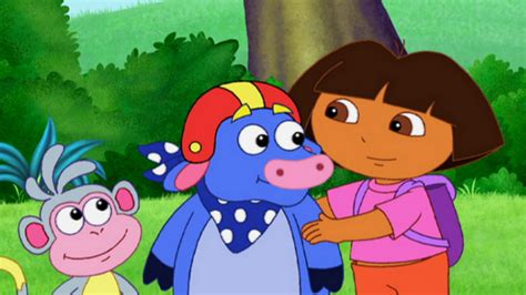 Join Dora on a gymnastics adventure! She and Boots are getting for their big gymnastics show, but Swiper swipes her ribbon and throws it into the forest! Hel.... 