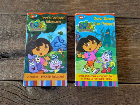 Dora the Explorer 5 Pack VHS Collection : Wish on a Star , City of Lost Toys, Map of Adventures, Dora's Backpack Adventure , Swing Into Action. VHS Tape. 