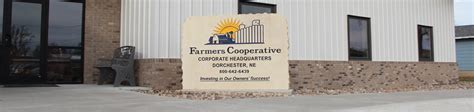 Farmers Cooperative has modern grain facilities, ... 