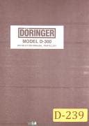 Doringer model d 300 circular machine instructions and parts manual. - Orbit sprinkler timer handbuch modell 94292.