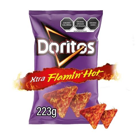 Doritos flamin hot limon. Feb 21, 2023 · On average, Flamin’ Hot Doritos is 10 times hotter than the average jalapeno. An average jalapeno has a maximum of 8,000 Scoville heat units on the Scoville scale. So the 78,000 Scoville heat units of the Flamin’ Hot Doritos can be almost unbearable for people accustomed to mild or no spice in their food. Flamin’ Hot Doritos has 78,000 ... 