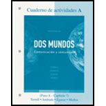 Dos mundos 7th text workbook lab manual. - Conservación manejo de la fauna silvestre en latinoam\america.