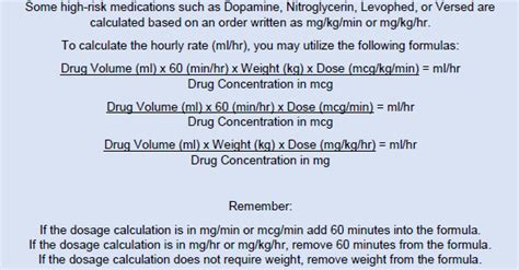 Dosage calculation 3.0 critical care medications test. Definition. 15.3 mL/hr. A nurse is preparing to administer heparin 15 units/kg/hr by continuous IV infusion to a client who weighs 72 kg. Available is 25,000 units of heparin in 500 mL 0.9% sodium chloride. A nurse is preparing to administer 45 mcg/kg/min by continuous IV infusion for a client who weighs 59 kg. 